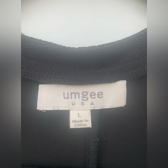 Zip front black dress - Picture 3 of 3